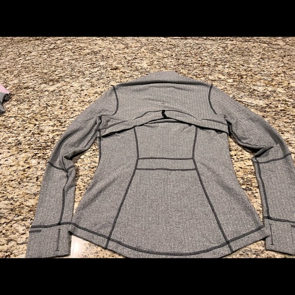 Lululemon Define Jacket - Heathered Herringbone Heathered Black White - Picture 7 of 7